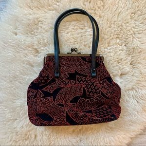Red and Black Small Purse